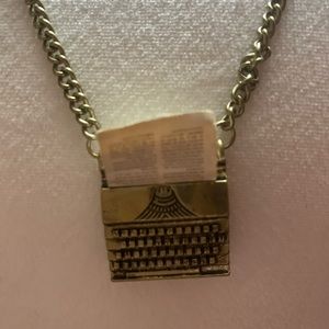 Typewriter necklace